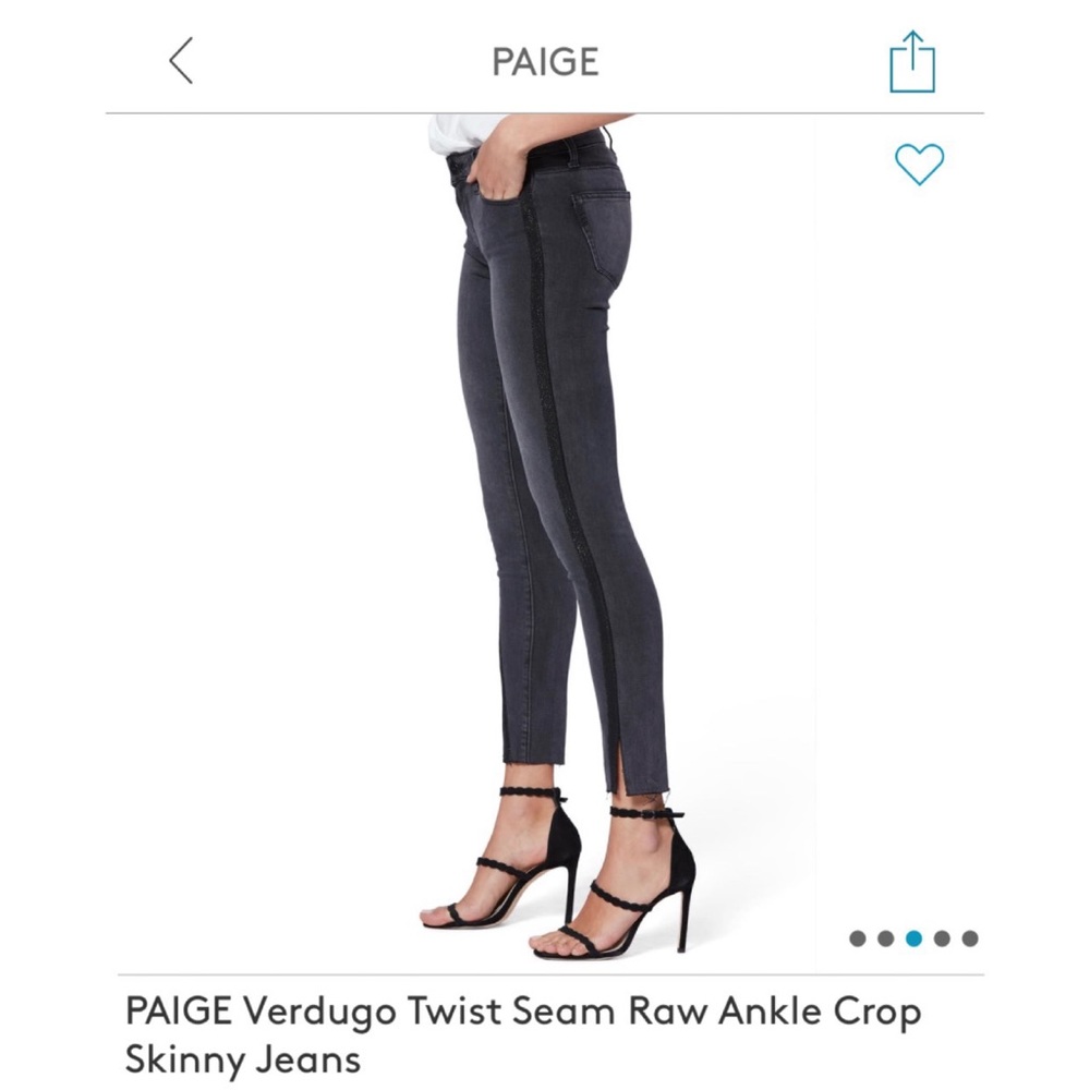 PAIGE vertigo twisted ankle size 26